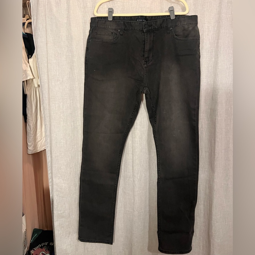 NWT Five Four Men’s Black Slim Fit Jeans Size 38